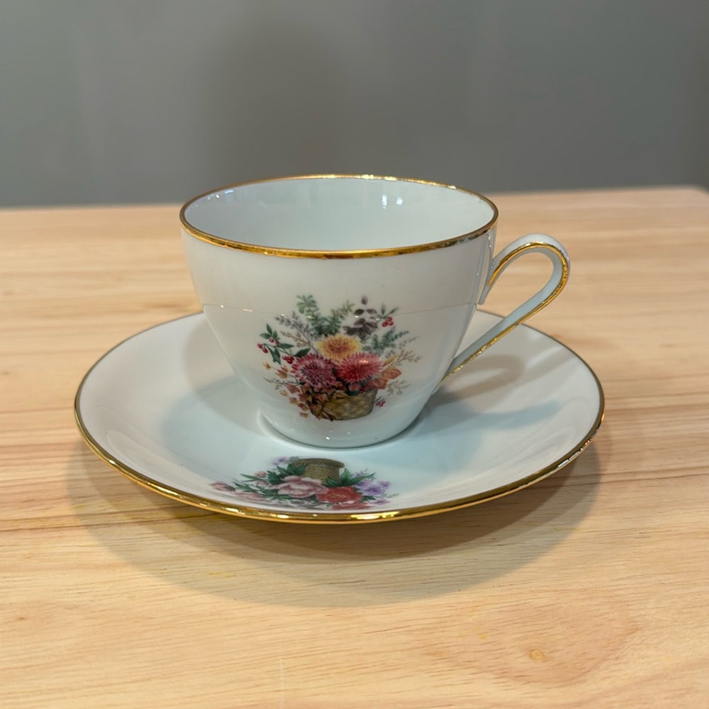 Kuba Porzellan Bavaria Germany Vintage Tea Cup Set